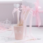 Preview: Silver Glitter Heart Wands - Princess Party