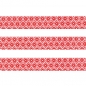 Preview: Washi Masking Tape Asanoah - rot/weiß