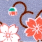 Preview: Washi Masking Tape Blumen - rot/weiß/grau