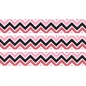 Preview: Washi Masking Tape Chevron - rosa/pink/schwarz