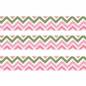 Preview: Washi Masking Tape Chevron - rosa/pink/grün