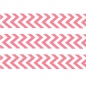 Preview: Washi Masking Tape Chevron - weiß/rosa