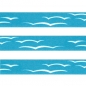 Preview: Washi Masking Tape Himmel - weiß/blau