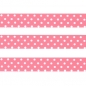 Preview: Washi Masking Tape Dots - white/babypink