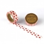 Preview: Washi Masking Tape Snowflakes - red/white