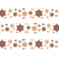 Preview: Washi Masking Tape Christmas Stars - brown/white