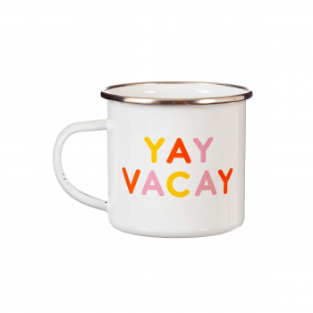 Tasse Emaille Yay Vacay