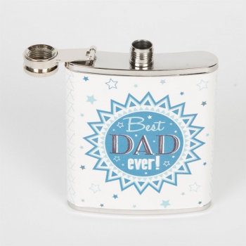 Best Dad Ever Hip Flask