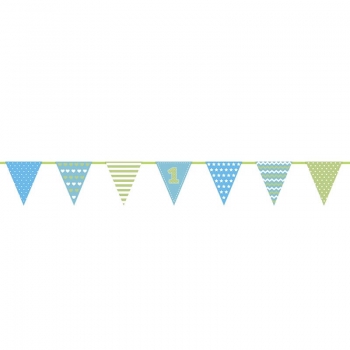 First birthday Paper Garland , 1,35m, 1pc