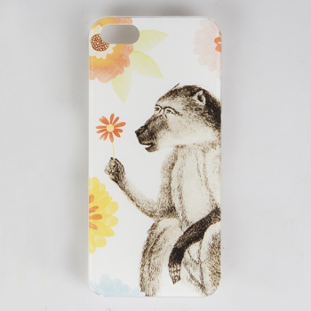 Monkey Safari Floral iPhone 5 Cover