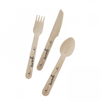 Yum Wooden Cutlery - Boho