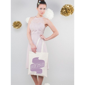 Tote - Bridesmaid - lavender