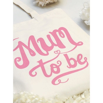 Tote - Mum To Be - pink