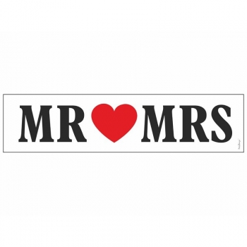 Nummernschild Mr & Mrs