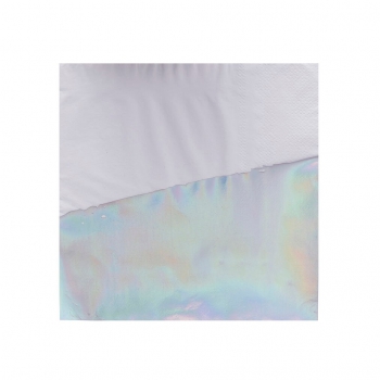 Iridescent Dipped Paper Napkins - Iridescent Party