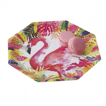 Flamingo Paper Plates - Flamingo Fun