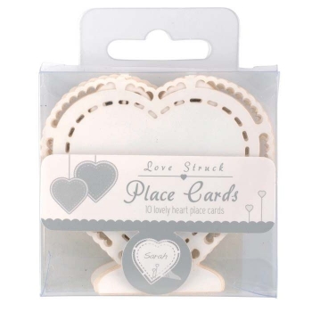 Heart Place Cards - Love Struck