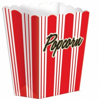 Popcorn Boxen 8er Set - Hollywood