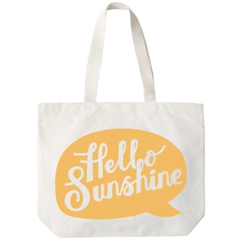 Strandtasche Hello Sunshine - gelb