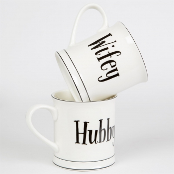 Wifey & Hubby Mug Assorted