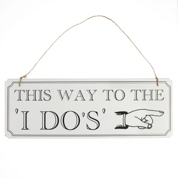 This Way Wedding Sign - Vintage Affair