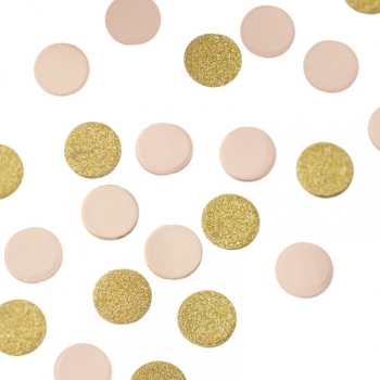 Table Confetti - Gold & Pink Glitter - Pastel Perfection