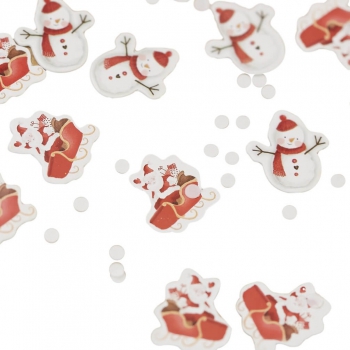 Festive Confetti - Christmas Snowman