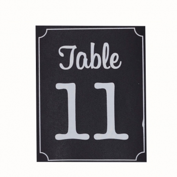 Chalkboard Bottle Sticker Table Numbers 1-12 - Vintage Affair