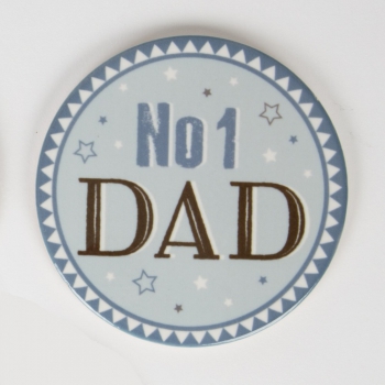 Best Dad Coaster Assorted No1 Dad