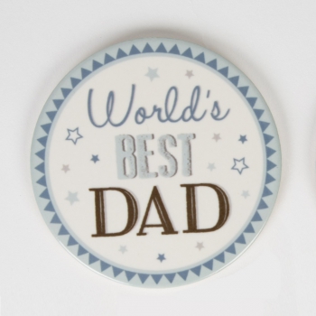 Best Dad Coaster Assorted Worlds Best Dad