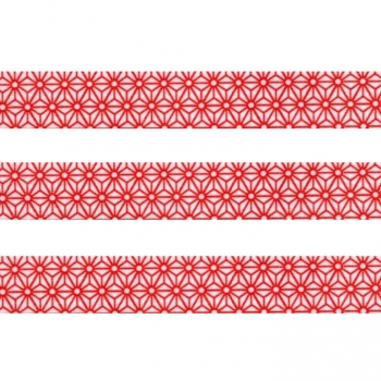 Washi Masking Tape Asanoah - rot/weiß