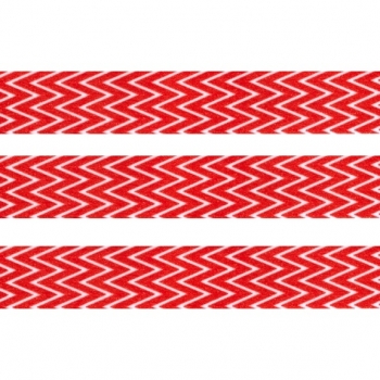 Washi Masking Tape Chevron - rot/weiß