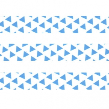 Washi Masking Tape Triangle - blue/white