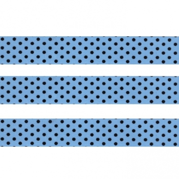 Washi Masking Tape Punkte - schwarz/blau