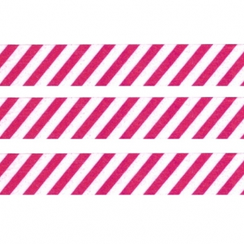 Washi Masking Tape Stripes - pink/white