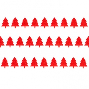 Washi Masking Tape Christmas Tree - red/white