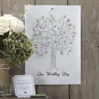 Wedding Tree - grün/braun