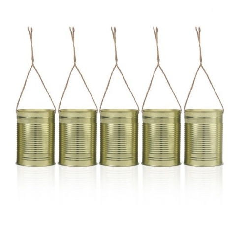 Wedding Car - Decorative cans - light gold