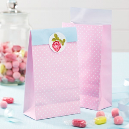 Candy Bags 5er - Vintage Rose