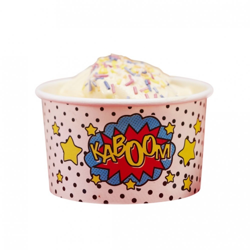 Treat / Ice Cream Tubs - Comic Superhero