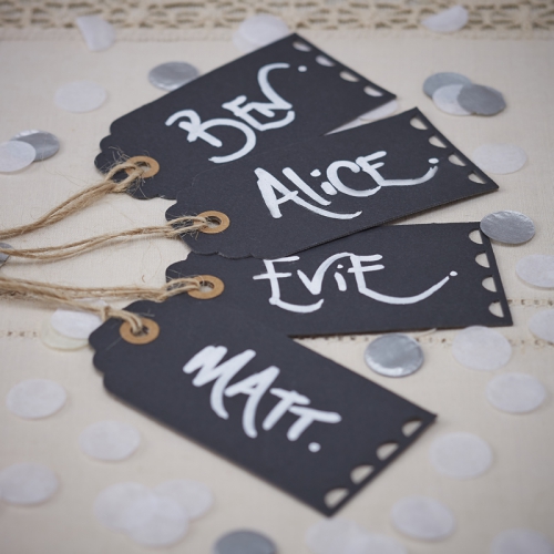 Chalkboard Luggage Tags - Vintage Affair