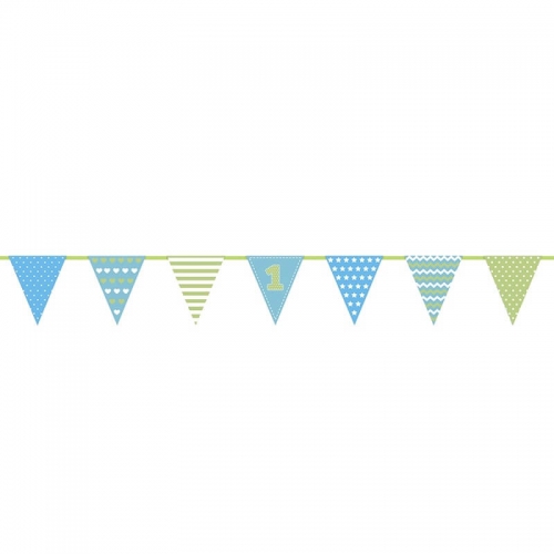 First birthday Paper Garland , 1,35m, 1pc