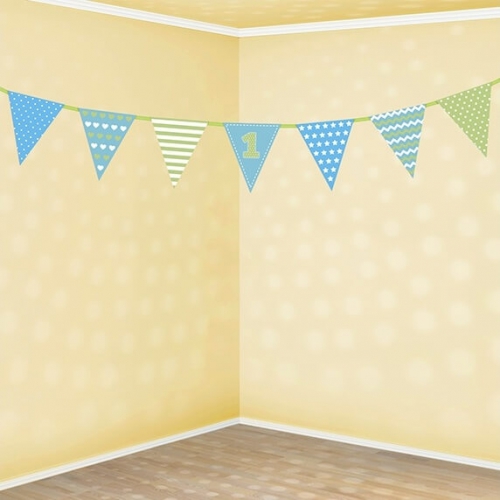 First birthday Paper Garland , 1,35m, 1pc