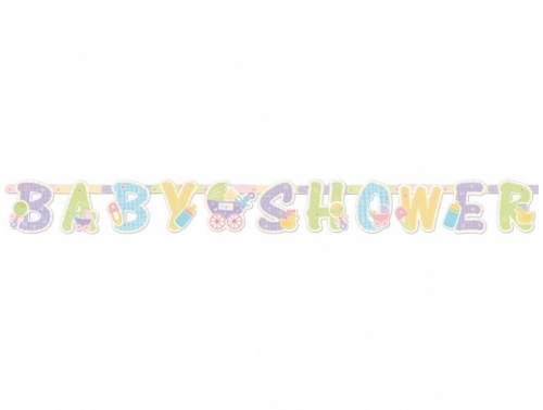 Baby's Nursery Illustrated Letter Banner