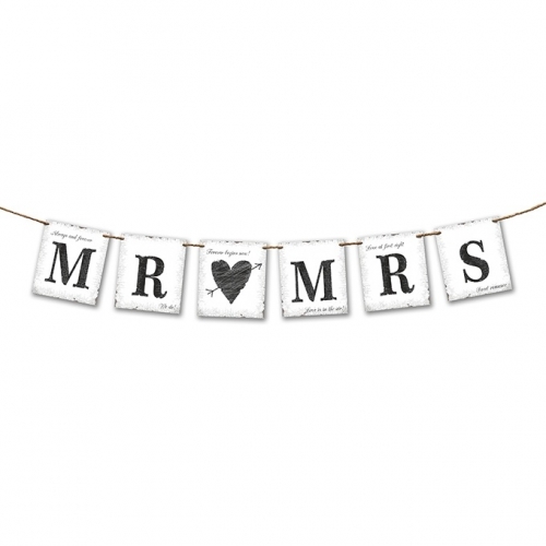 MR MRS Banner, 77cm