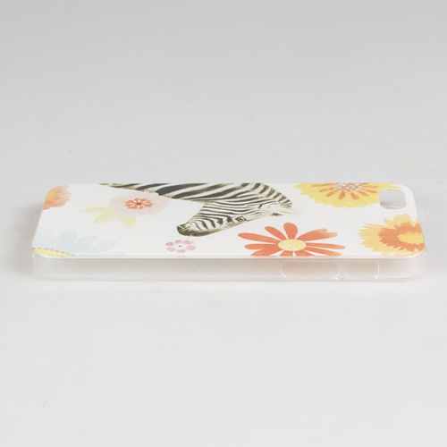 Zebra Safari Floral iPhone 5 Cover