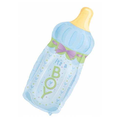 It's A Boy Baby Bottle SuperShape