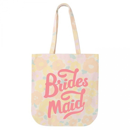 Bridesmaid Floral Canvas Bag