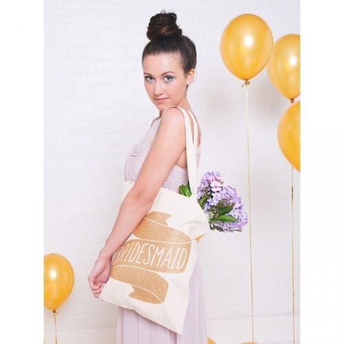 Tote - Bridesmaid - gold