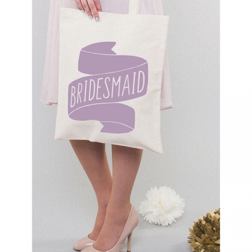 Tote - Bridesmaid - lavender